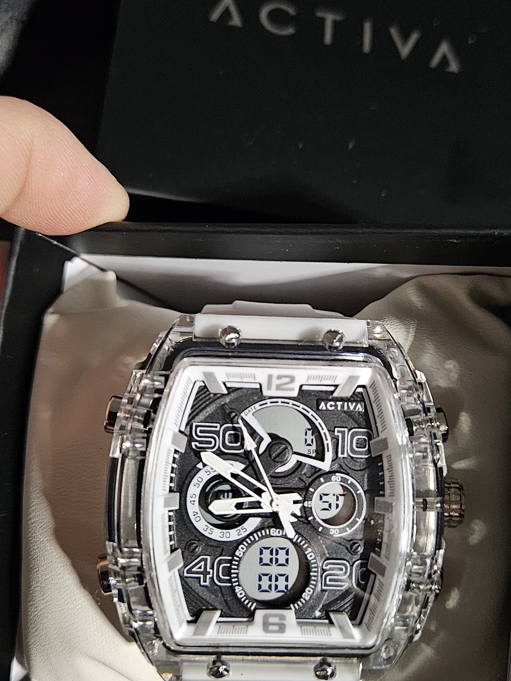 Activa X Invicta Mens White Sport Watch ACW8109-002